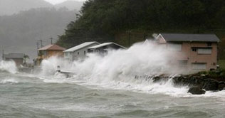 Typhoon Melor rocks Japan, disrupts industry